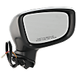 Passenger Side Mirror, Power, Manual Folding, Non-Heated, Paintable, In-housing Signal Light, No Memory, No Puddle Light and Auto-Dimming, With BSD in Glass, Mexico Built Vehicle