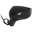 Driver Side Mirror, Power, Manual Folding, Heated, Paintable, In-housing Signal Light, No Memory, No Puddle Light and Auto-Dimming, With BSD in Glass, Japan/Mexico Built Vehicles