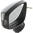 Driver Side Mirror, Power, Manual Folding, Heated, Paintable, In-housing Signal Light, No Memory, No Puddle Light and Auto-Dimming, With BSD in Glass, Japan/Mexico Built Vehicles