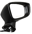 2014-2016 Mazda 3 - Passenger Side Mirror, Power, Manual Folding, Heated, Paintable, In-housing Signal Light, No Memory, No Puddle Light and Auto-Dimming, With BSD in Glass, Japan/Mexico Built Vehicles