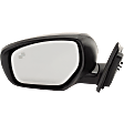 Driver Side Mirror, Power Adjust, Manual Folding, Heated, Paintable, In-housing Signal Light, No Memory, Puddle Light, and Auto-Dimming, With Blind Spot Detection in Glass, 6 Cyl., 3.7L Engine