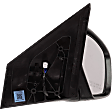 Passenger Side Mirror, Power Adjust, Manual Folding, Heated, Paintable, In-housing Signal Light, No Memory, Puddle Light, and Auto-Dimming, With Blind Spot Detection in Glass, 6 Cyl., 3.7L Engine
