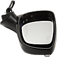 Passenger Side Mirror, Power Adjust, Manual Folding, Heated, Paintable, In-housing Signal Light, No Memory, Puddle Light, and Auto-Dimming, With Blind Spot Detection in Glass, 4 Cyl., 2.0L Engine