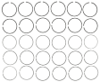 41855CP OE Replacement Series Piston Ring Set - Direct Fit, Set