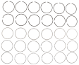 2009 Honda Odyssey - Piston Ring Set, 3.5L 6Cyl, Size Standard, Axial Height UCR-1.2mm, LCR-1.2mm, OCR-2.5mm, Shallow Groove, Ring Type UCR:BR-12NG, LCR:THM-17, OCR: CP-20NG