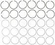 51475CP Piston Ring Set - Direct Fit