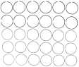51786CP OE Replacement Series Piston Ring Set - Direct Fit, Set