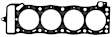 1987 Toyota Pickup - Cylinder Head Gasket, 4 Cyl 2.4L, Engine Des: 22REC, Naturally Aspirated, New Style Flange