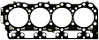 54597 Cylinder Head Gasket, 6.6L, 8Cyl OE Replacement Series