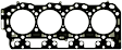 54598 Cylinder Head Gasket, 6.6L, 8Cyl OE Replacement Series