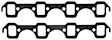 1980 Ford F-150 - Exhaust Manifold Gasket, Square 1.13In X 1.53In Ports; High Performance Gasket, Graphite, Set of 2