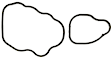 B31585 Coolant Crossover Pipe Gasket - Set