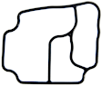 B32350 Oil Filter Adapter Gasket, Sold Individually