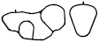 B32690 Oil Filter Adapter Gasket, Sold Individually