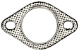 1985 Mitsubishi Tredia - Exhaust Flange Gasket, MFI, Flange Type; With 2 Bolt Holes; Exhaust Manifold To Exhaust Pipe, 1.8L 4Cyl