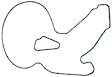 2010 Kia Borrego - Water Pump Gasket - Direct Fit, Sold Individually