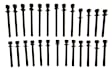 GS33674 Cylinder Head Bolt, Set of 26