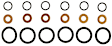 1998 Dodge Ram 2500 - Fuel Injector Seal, Includes Crush Washers, Injector O-Rings, and Injector Connector Tube O-Rings., Kit, OE Replacement Series