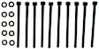 2011 Toyota Matrix - Cylinder Head Bolt, 1.8L 4Cyl