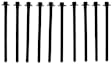 GS33765 Cylinder Head Bolt, Set of 10