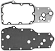 1990 Dodge D350 - Oil Cooler Gasket Set, Steel Wiith Edge Molded Rubber, Set of 2, OE Replacement Series