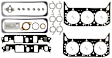 1993 Chevrolet Astro - Cylinder Head Gasket, 6 Cyl 4.3L, Cylinder Head Bolts Not Included, Exhaust Pipe Gasket not Included