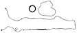 2005 Toyota Corolla - Timing Cover Gasket, 4 Cyl 1.8L