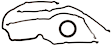 2004 Ford Explorer - Timing Cover Gasket, 8 Cyl 4.6L