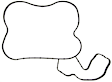 K32612 Water Pump Gasket - Direct Fit, Sold Individually