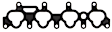 MS15631 OE Replacement Series Intake Manifold Gasket - Sold Individually