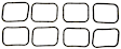 2007 Jeep Commander - Intake Manifold Gasket, 8 Cyl 4.7L