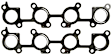 1996 Lexus SC400 - Exhaust Manifold Gasket, Multi-Layered Steel, Set of 2