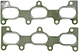 MS19308 Exhaust Manifold Gasket - Multi-Layered Steel, Direct Fit, Set of 2