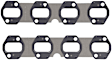 MS19449 Exhaust Manifold Gasket - Multi-Layered Steel, Direct Fit, Set of 2