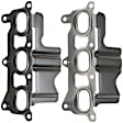 MS19596 Exhaust Manifold Gasket - Multi-Layered Steel, Direct Fit, Set of 2