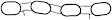 2012 Nissan Cube - Intake Manifold Gasket, 4 Cyl 1.8L