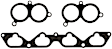 1997 BMW Z3 - Intake Manifold Gasket, 4 Cyl 1.9L, Contains Upper and Lower Seals, Beaded Steel