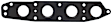 1995 Suzuki Sidekick - Exhaust Manifold Gasket, 16 Valve, Multi-Layered Steel, Sold Individually