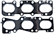 MS19725 Exhaust Manifold Gasket - Multi-Layered Steel, Direct Fit, Set of 2