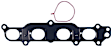 2016 Honda CR-Z - Intake Manifold Gasket, 4 Cyl 1.5L, Includes Throttle Body Gasket, Beaded Steel