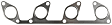 2011 Audi A3 - Exhaust Manifold Gasket, Engine Des: CBEA, Multi-Layered Steel, Sold Individually