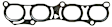 MS19958 Exhaust Manifold Gasket - Direct Fit, Sold Individually