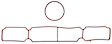 2015 Ford Transit Connect - Intake Manifold Gasket, 1.6L 4Cyl