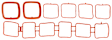 MS20572 Intake Manifold Gasket - Sold Individually
