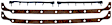 OS30520X Oil Pan Gasket - Cork and rubber, Direct Fit, Set of 4