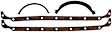 OS30520Z Oil Pan Gasket - Cork and rubber, Direct Fit, Set of 4