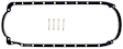 OS32459 Oil Pan Gasket - Rubber, Direct Fit, Sold Individually