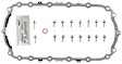 OS32486 Oil Pan Gasket - Rubber, Direct Fit, Set of 19