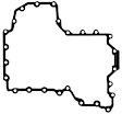 OS32532 Oil Pan Gasket - Direct Fit, Sold Individually