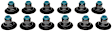 2007 Chevrolet Equinox - Valve Stem Seal, Contains 12, Set of 12, OE Replacement Series